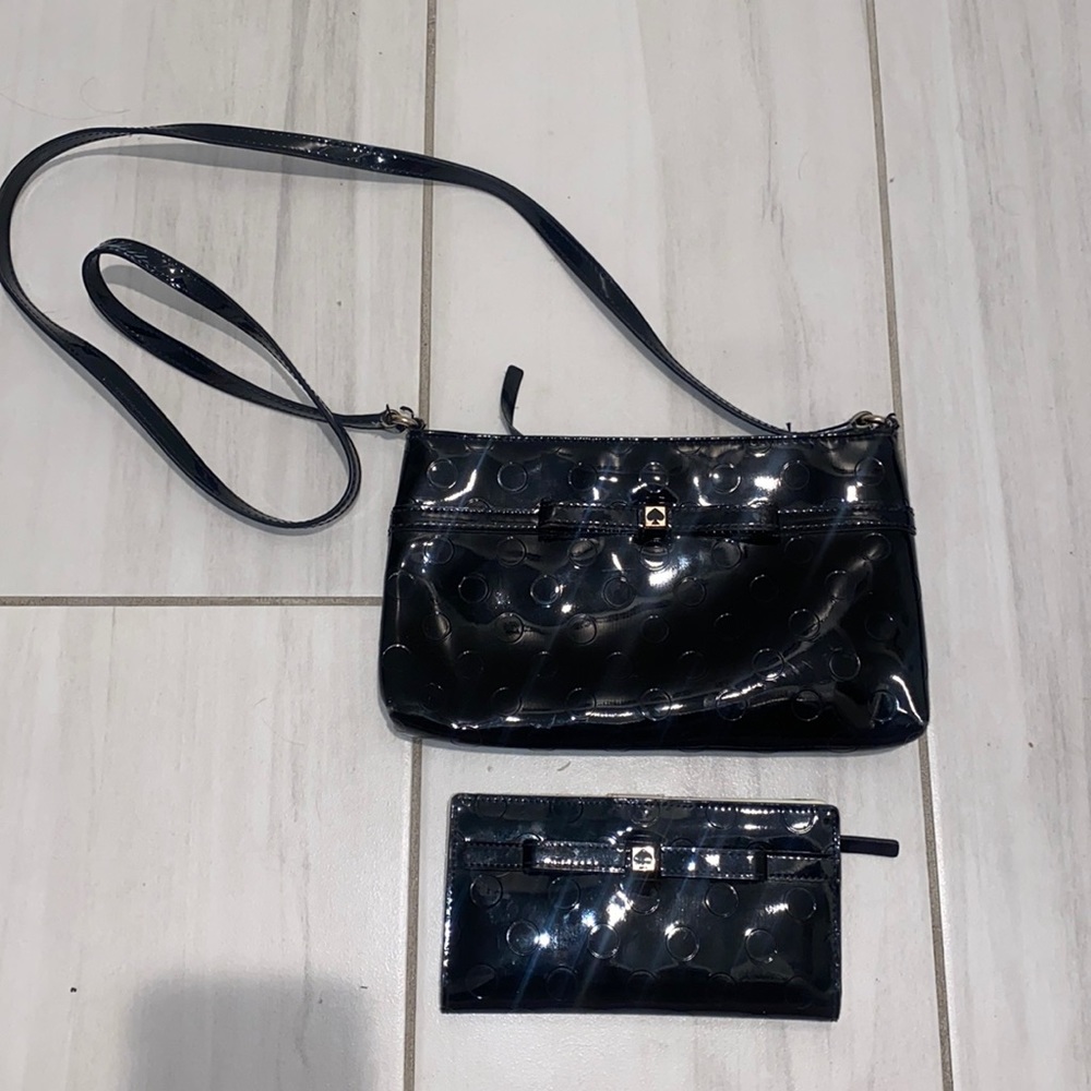 Kate Spade crossbody purse with matching wallet